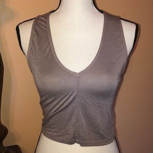 Dont ask why by American eagle lavender deep vneck tank top